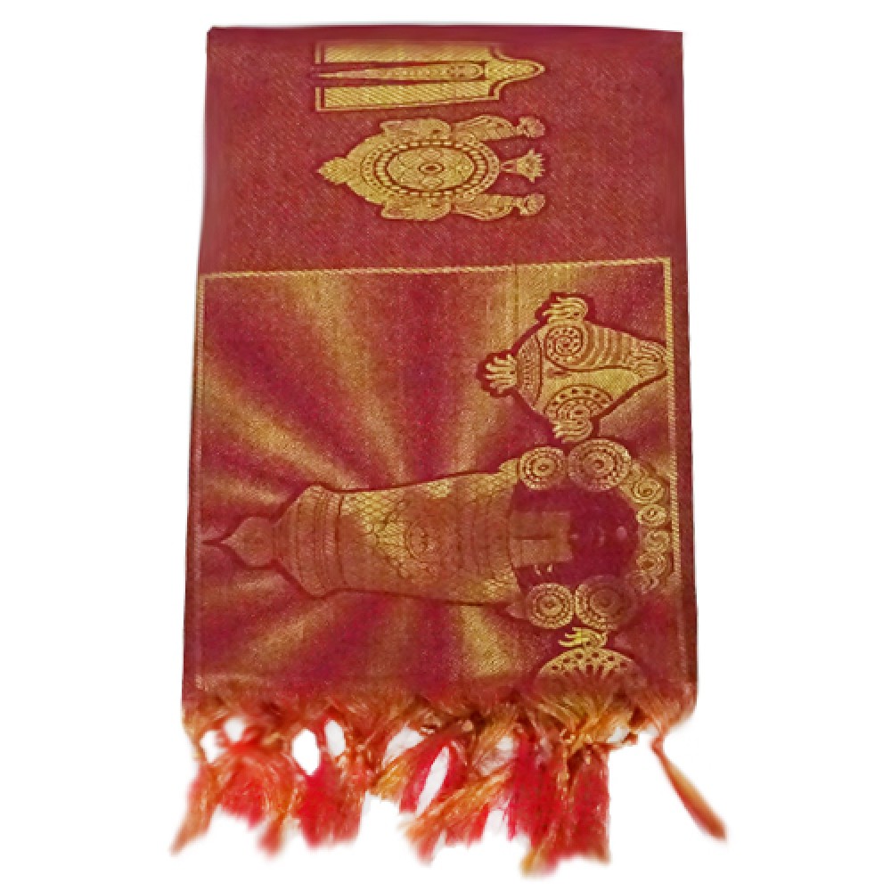 Namo Border Zari Shawl ( Maroon )